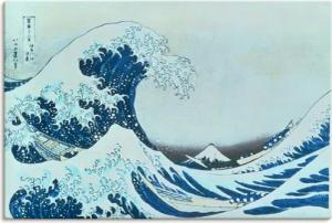 Artland Wandbild "Die grosse Welle von Kanagawa. 1831", Gewässer, (1 St.), als Alubild, Outdoorbild, Leinwandbild, Poster, Wandaufkleber