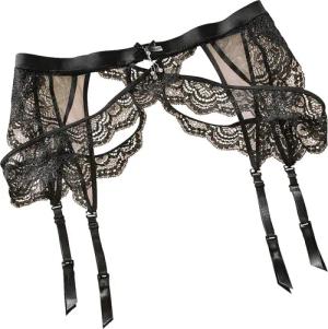 petite fleur gold Strumpfhalter, aus schöner Jacquardspitze, sexy Dessous, Reizwäsche