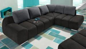 INOSIGN Ecksofa "Bono L-Form", mit Ottomane, wahlweise mit Bettfunktion