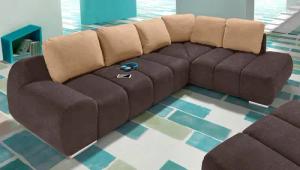 INOSIGN Ecksofa "Bono L-Form", mit Ottomane, wahlweise mit Bettfunktion