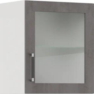 IMPULS KÜCHEN Glashängeschrank ""Prag", Breite/Höhe: 50 oder 60/57,9 cm", vormontiert, mit Glasdrehtür, mit verstellbarem Glasfachboden