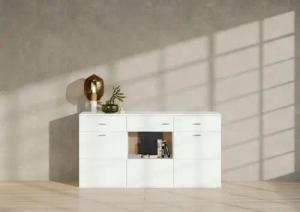 set one by Musterring Sideboard "TACOMA", Typ 53, Breite 180 cm, mit getönter Glastür