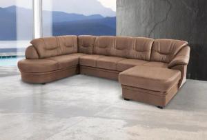 sit&more Wohnlandschaft "Savoni U-Form", wahlweise mit Bettfunktion