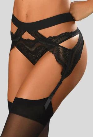 petite fleur gold String, mit eleganter Spitze