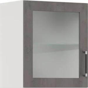 IMPULS KÜCHEN Glashängeschrank ""Prag", Breite/Höhe: 50 oder 60/57,9 cm", vormontiert, mit Glasdrehtür, mit verstellbarem Glasfachboden