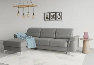 sit&more Ecksofa "Sinatra L-Form", mit Recamiere, optinal mit Kopfteilverstellung und Armteilfunktion