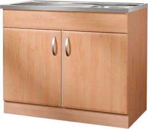 wiho Küchen Spülenschrank "Prag", B/T/H: 100/50/85 cm
