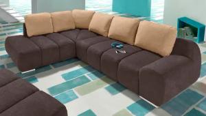 INOSIGN Ecksofa "Bono L-Form", mit Ottomane, wahlweise mit Bettfunktion