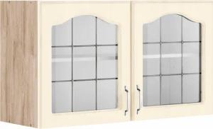wiho Küchen Glashängeschrank "Linz", 100 cm breit, mit 2 Glastüren