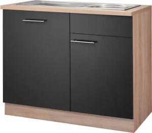wiho Küchen Spülenschrank "Montana", 110 cm breit, inkl. Tür/Griff/Sockel für vollint. Geschirrspüler