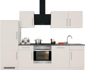 wiho Küchen Küchenzeile "Cali", mit E-Geräten, Breite 280 cm