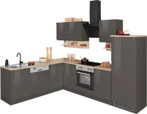KOCHSTATION Winkelküche "KS-Virginia", Stellbreite 220/280 cm, wahlweise mit E-Geräten