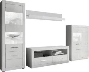 INOSIGN Wohnwand "BIANCO", (Set, 4 St.)