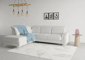 sit&more Ecksofa "Sinatra L-Form", mit Ottomane, optional mit Kopfteilverstellung und Armteilfunktion