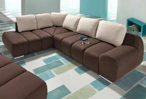 INOSIGN Ecksofa "Bono L-Form", mit Ottomane, wahlweise mit Bettfunktion