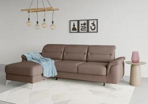 sit&more Ecksofa "Sinatra L-Form", mit Recamiere, optinal mit Kopfteilverstellung und Armteilfunktion