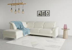 sit&more Ecksofa "Sinatra L-Form", mit Ottomane, optional mit Kopfteilverstellung und Armteilfunktion