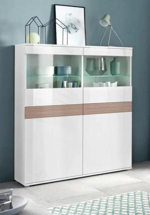 borchardt Möbel Vitrine "Florenz", Höhe 125 cm