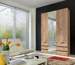 Wimex Kleiderschrank "Level by fresh to go", mit Spiegeltüren und Schubladen