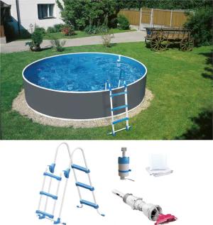 my POOL BWT Rundpool, (Spar-Set, 5 tlg.), Inkl. Akku-Bodensauger BWT BC 02