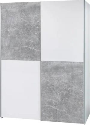 Schlafkontor Schwebetürenschrank "Puls Schlafzimmerschrank BESTSELLER Garderobenschrank Schrank", Kleiderschrank mit Metallgriffleisten, viele Farben, Breite 170cm