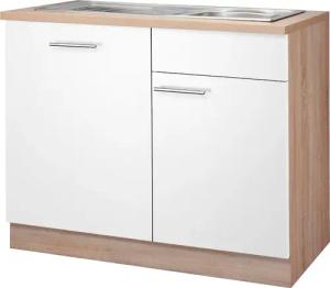 wiho Küchen Spülenschrank "Montana", 110 cm breit, inkl. Tür/Griff/Sockel für vollint. Geschirrspüler