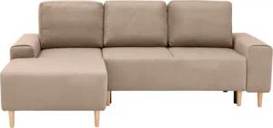 INOSIGN Ecksofa "Samu L-Form", wahlweise mit Bettfunktion und Bettkasten