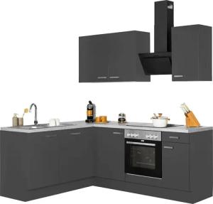 OPTIFIT Winkelküche "Parma", mit E-Geräten, Stellbreite 215x175 cm