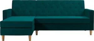 Cosmo Living Ecksofa "Liberty", mit Schlafffunktion, Recamiere mit Stauraum beidseitig montierbar