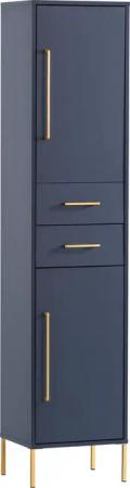 welltime Hochschrank "Kent mit goldfarbenen Griffen", Breite 40,5 cm, made in Germany
