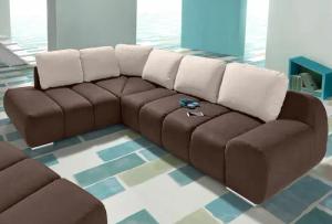 INOSIGN Ecksofa "Bono L-Form", mit Ottomane, wahlweise mit Bettfunktion