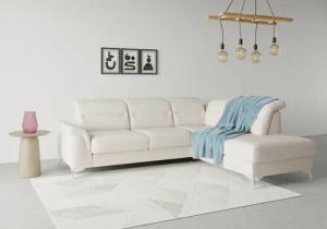 sit&more Ecksofa "Sinatra L-Form", mit Ottomane, optional mit Kopfteilverstellung und Armteilfunktion