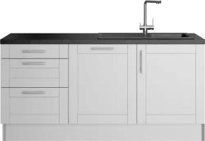 OPTIFIT Küche "Ahus", 180 cm breit, ohne E-Geräte, Soft Close Funktion, MDF Fronten