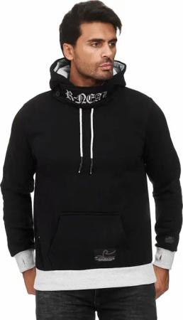 Rusty Neal Kapuzensweatshirt, mit modernem Schnitt