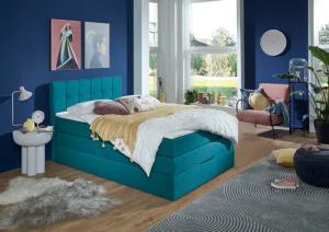 INOSIGN Boxspringbett "Fornoli", inkl. Topper und Bettkasten, H3 in zwei Matratzenarten