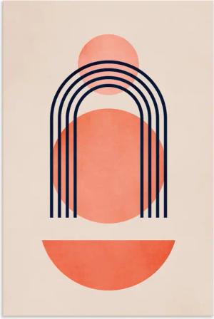 Artland Wandbild "Geometrica Nr. 7", Muster, (1 St.), als Alubild, Leinwandbild, Poster, Wandaufkleber in verschied. Größen