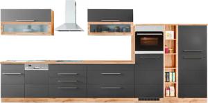 KOCHSTATION Küchenzeile "KS-Wien", Breite 440 cm, wahlweise mit E-Geräten und Induktion