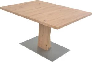 K+W Komfort & Wohnen Esstisch "Giacomo II", Artisan Eiche Nachbildung, mit Schiebe-Ansteckplatte, Bodenplatte MDF