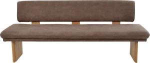 K+W Komfort & Wohnen Polsterbank "Longbeach", (1 St.), Spitzkissenoptik im Sitz, wahlweise in der Breite 204cm oder 224cm