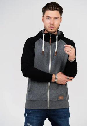 behype Sweatjacke "HENRAY", mit erhöhtem Kragen