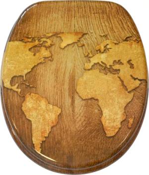 Sanilo WC-Sitz "World Map", mit Absenkautomatik