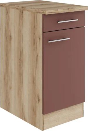 OPTIFIT Unterschrank "Bella", Breite 40 cm, 1 Tür, 1 Einlegeboden, 1 Schubkasten