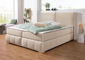 Guido Maria Kretschmer Home&Living Boxspringbett "Wehma", inkl. Topper in 3 verschiedenen Matratzen, auch in Samtstoff
