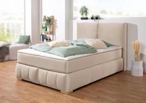 Guido Maria Kretschmer Home&Living Boxspringbett "Wehma", inkl. Topper in 3 verschiedenen Matratzen, auch in Samtstoff
