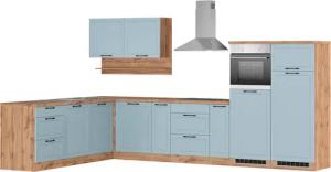 KOCHSTATION Winkelküche "KS-Lana", Stellbreite 240/360 cm, wahlweise mit E-Geräten