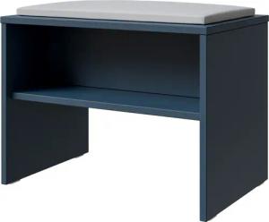 Saphir Badkommode "Badezimmer Sitzbank inkl. Sitzkissen aus Kunstleder in weiß und Ablage", verschiedene Farben, Garderobenbank 60 cm breit, gepolstert