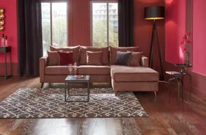 Guido Maria Kretschmer Home&Living Ecksofa "Renesse L-Form", lose Kissen, Keder an Sitzkissen