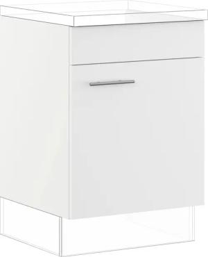 IMPULS KÜCHEN Kochfeldumbauschrank ""Prag und Valencia", Breite/Höhe: 60/72,3 cm", vormontiert, mit Soft-Close