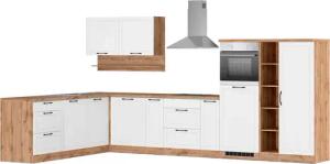 KOCHSTATION Winkelküche "KS-Lana", Stellbreite 240/380 cm, wahlweise mit E-Geräten
