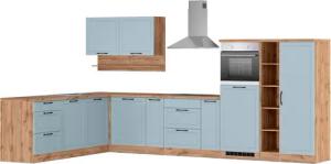 KOCHSTATION Winkelküche "KS-Lana", Stellbreite 240/380 cm, wahlweise mit E-Geräten